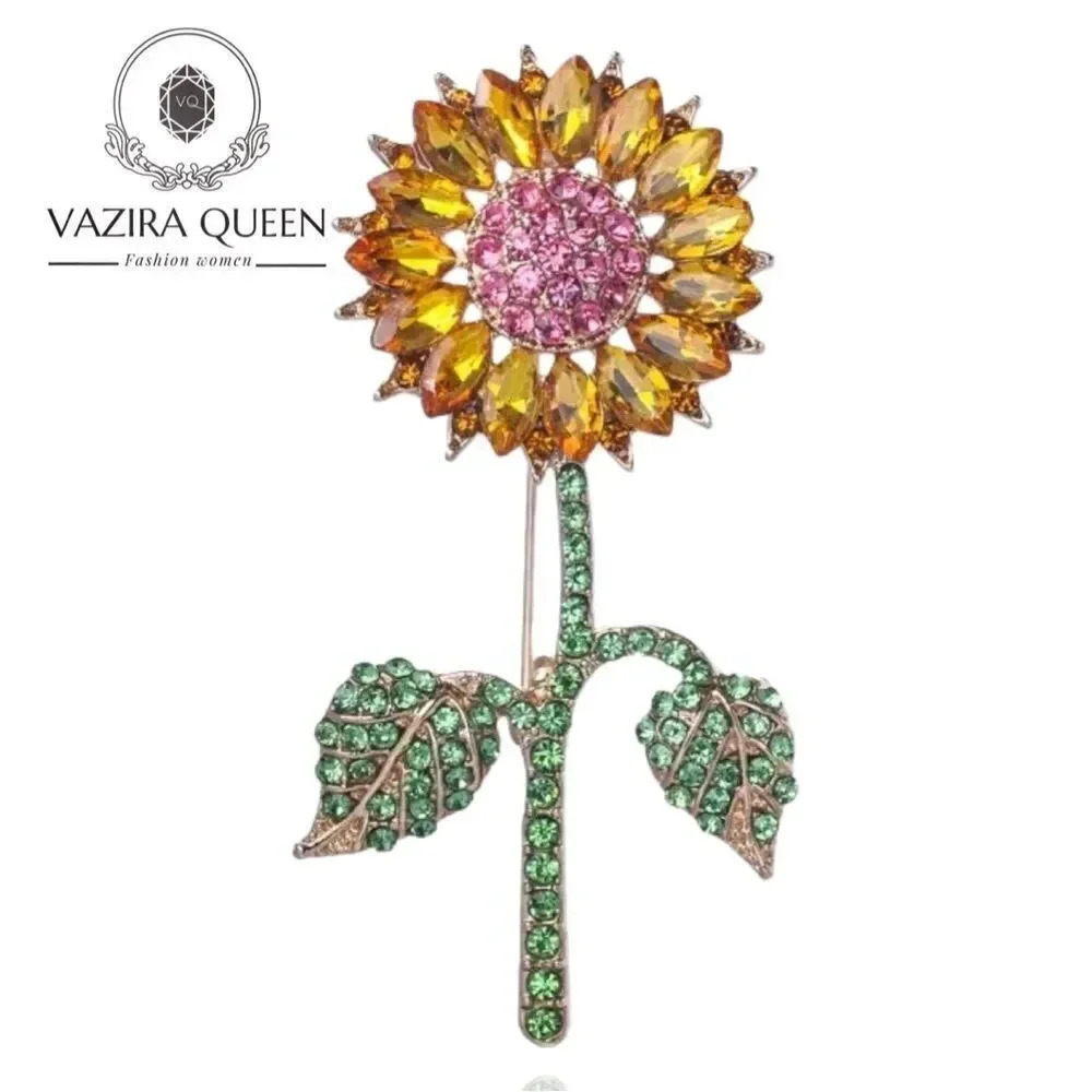 VQ Sunflower Brooch
